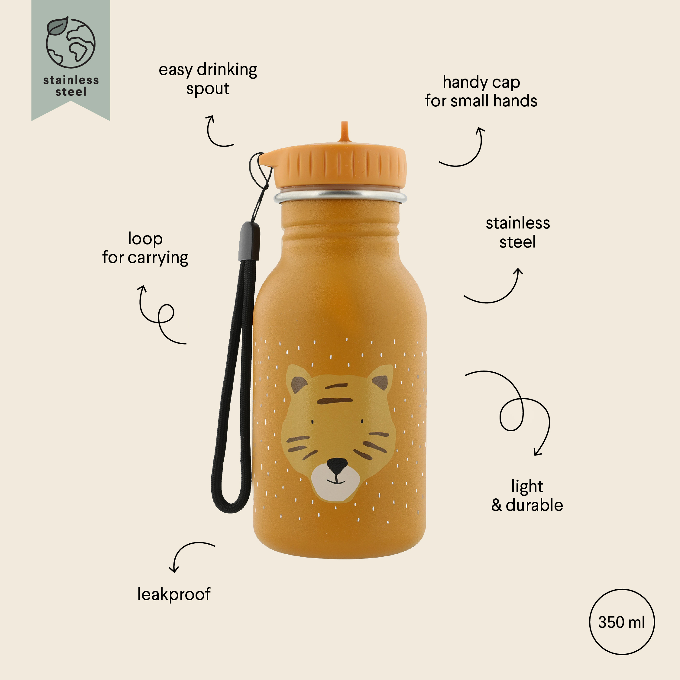 Bottle 350ml - Mr. Tiger